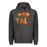 Charcoal Heather welcome fall Premium Hoodie - CowGirlArtShop