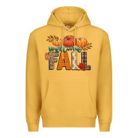 Mustard welcome fall Premium Hoodie - CowGirlArtShop