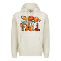 Oatmeal Heather welcome fall Premium Hoodie - CowGirlArtShop