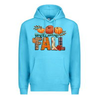 Ocean Blue welcome fall Premium Hoodie - CowGirlArtShop