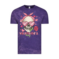 Valentine's Day Skull Vintage Tee | Teevron