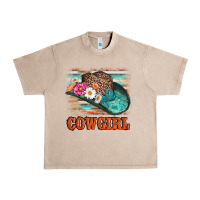 French Oak cowgirl hat flowers leopard and  leather Urban Heavy Tee - AdoDesignShop