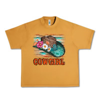 Peanut Butter cowgirl hat flowers leopard and  leather Urban Heavy Tee - AdoDesignShop