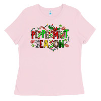 Bubblegum Pink peppermint season Ladies Tee - AdoDesignShop