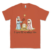 Copper o come let us adore him Classic Tee - MaliasSmallBusiness