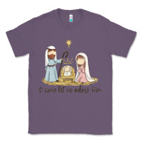 Lavender o come let us adore him Classic Tee - MaliasSmallBusiness