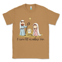 Toasted Coconut o come let us adore him Classic Tee - MaliasSmallBusiness