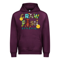 Mauve Wine crawfish season 2 Urban Hoodie - FaDigitalArtStudio