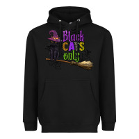 Black black cats only Heavyweight Hoodie - CowGirlArtShop