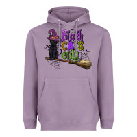 Lavender black cats only Heavyweight Hoodie - CowGirlArtShop