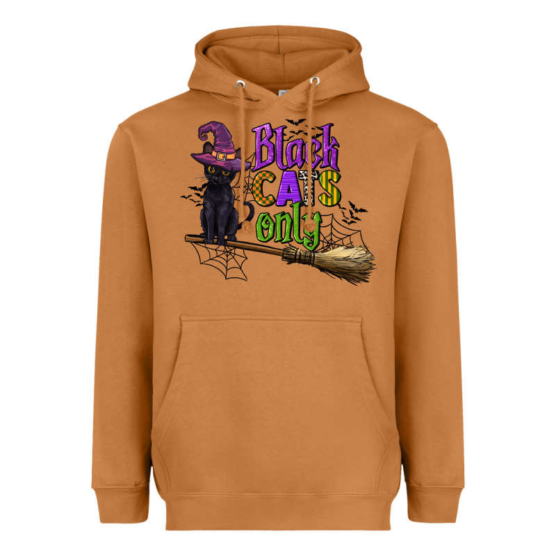 Black Cats Only Heavyweight Hoodie by CowGirlArtShop | Teevron