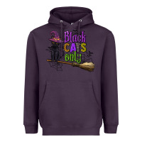 Plum black cats only Heavyweight Hoodie - CowGirlArtShop