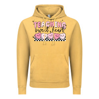 Vintage Mustard teaching sweetheart Vintage Hoodie - MaliasSmallBusiness