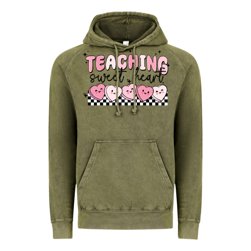 Teaching Sweetheart Vintage Hoodie by MaliasSmallBusiness | Teevron