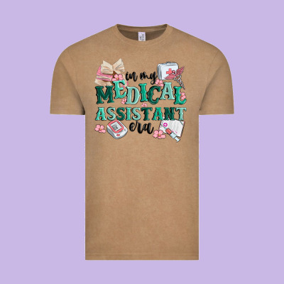 In My Medical Assistant Era Vintage Tee Designed By Maliassmallbusiness