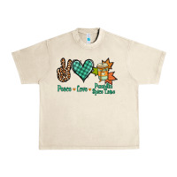 Sandshell Peace love pumpkin spice latte Urban Heavy Tee - NancyCooperArtShop