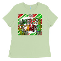 Matcha merry texmas  christmas Ladies Tee - AdoDesignShop