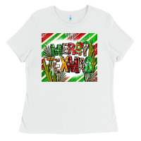 White merry texmas  christmas Ladies Tee - AdoDesignShop