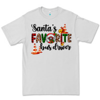 Dove Grey santa's favorite bus driver Premium Tee - AdoDesignShop