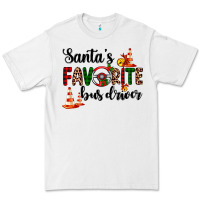 White santa's favorite bus driver Premium Tee - AdoDesignShop