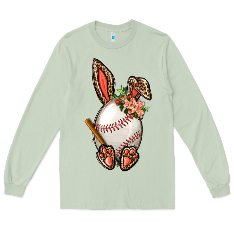 Baseball Easter Bunny Long Sleeve Tee by BundleAndBundleShop | Teevron