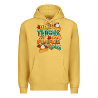 Antique Gold thick thighs and pumpkin pies Premium Hoodie - CowGirlArtShop