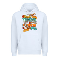 White thick thighs and pumpkin pies Premium Hoodie - CowGirlArtShop