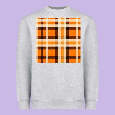 Tartan Seamless Pattern Bbs Heavyweight Sweatshirt Designed By Bundleandbundleshop