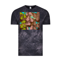 Cloud Black little debbie tree cakes leopard turquoise Vintage Tee - JahusDesignShop