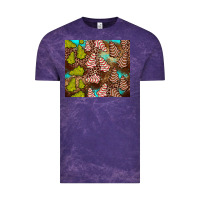 Cloud Purple little debbie tree cakes leopard turquoise Vintage Tee - JahusDesignShop