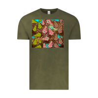 Vintage Olive little debbie tree cakes leopard turquoise Vintage Tee - JahusDesignShop