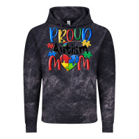 Cloud Black proud autism mom Vintage Hoodie - MaliasSmallBusiness