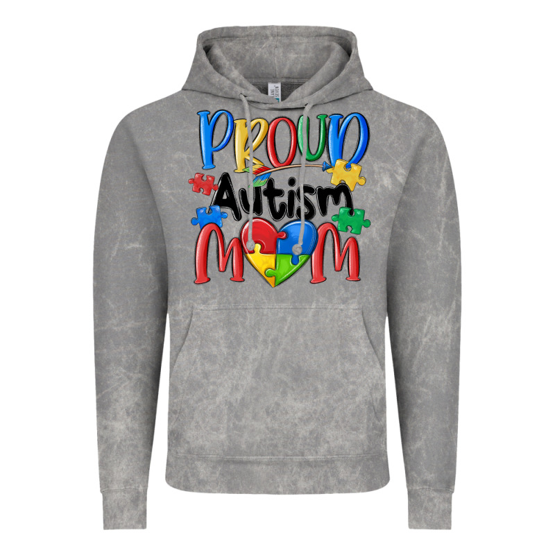 Proud Autism Mom Vintage Hoodie by MaliasSmallBusiness | Teevron