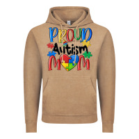 Vintage Coffee proud autism mom Vintage Hoodie - MaliasSmallBusiness
