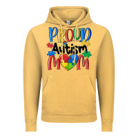 Vintage Mustard proud autism mom Vintage Hoodie - MaliasSmallBusiness