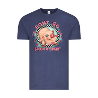 Vintage Denim dont go bacon my heart Vintage Tee - MaliasSmallBusiness