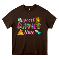 Chocolate Brown sweet summer time Heavy Core Tee - AdoDesignShop