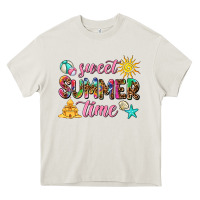 Cream sweet summer time Heavy Core Tee - AdoDesignShop
