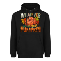Black whatever spices your pumpkin Heavyweight Hoodie - CowGirlArtShop