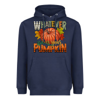 Navy whatever spices your pumpkin Heavyweight Hoodie - CowGirlArtShop