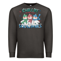 Smoke chillin with my snowmies Premium Sweatshirt - CowGirlArtShop
