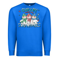 True Royal chillin with my snowmies Premium Sweatshirt - CowGirlArtShop