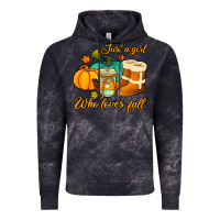 Cloud Black just a girl who loves fall Vintage Hoodie - Jasminsmagicworld