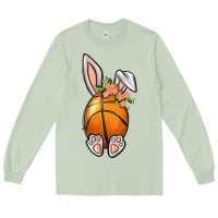Matcha Basketball Easter Bunny Long Sleeve Tee - BundleAndBundleShop