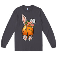 Smoke Basketball Easter Bunny Long Sleeve Tee - BundleAndBundleShop
