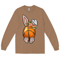 Toasted Coconut Basketball Easter Bunny Long Sleeve Tee - BundleAndBundleShop