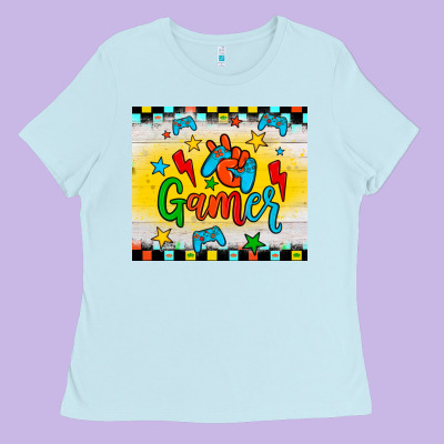Gamer Ladies Tee Designed By Jahusdesignshop