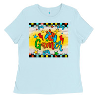 Baby Blue gamer Ladies Tee - JahusDesignShop