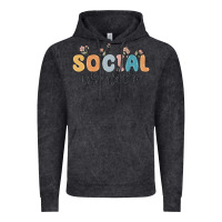 Vintage Black social worker Vintage Hoodie - MaliasSmallBusiness