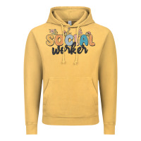 Vintage Mustard social worker Vintage Hoodie - MaliasSmallBusiness